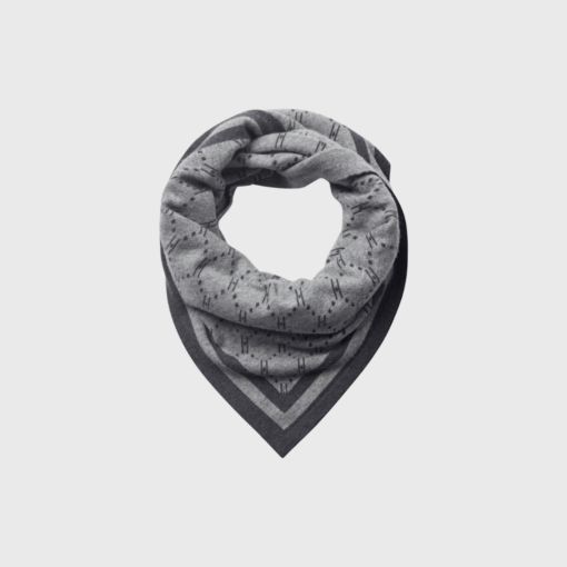 Hype The Detail – Triangle Scarf - Light Grey Melange