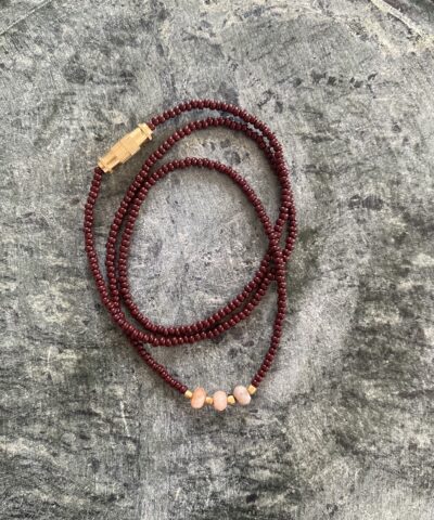 Annavii – Nuri Halskæde, Brun Carnelian