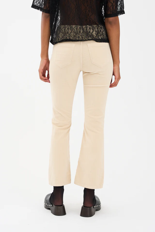IVY Copenhagen – Johanna Kick Flare Baby Cord - Beige - Billede 3
