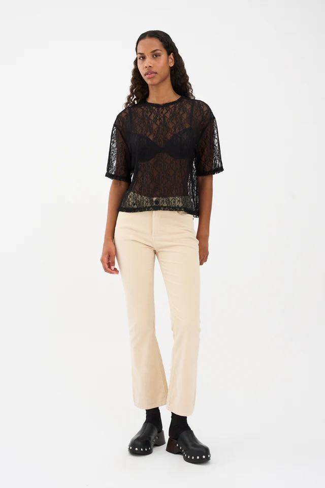 IVY Copenhagen – Johanna Kick Flare Baby Cord - Beige - Billede 2