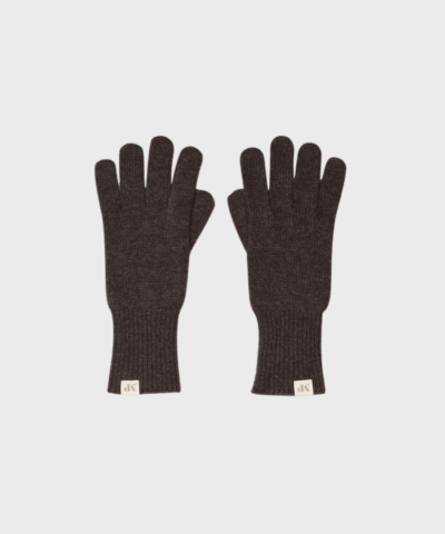 Trondheim Gloves Brown Melange – Uldhandsker fra MP Denmark