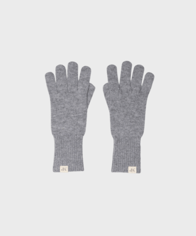 Trondheim Gloves Grey Melange – Uldhandsker fra MP Denmark