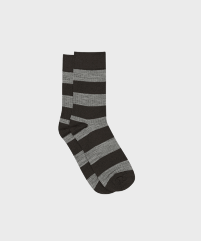 Regina Socks Dark Brown – Uldstrømper fra MP Denmark