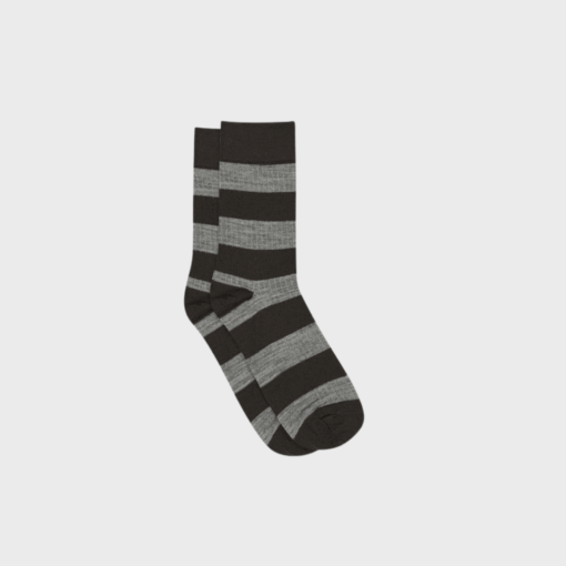 Regina Socks Dark Brown – Uldstrømper fra MP Denmark