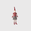 Maileg Pixy Nissepige Str. 3 – Nederdel & Strikket Sweater | Klassisk Julepynt