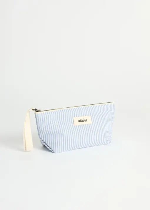 Aiayu – Pouch Petite Mini – Blå Strib - Billede 3