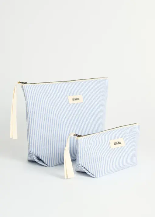 Aiayu – Pouch Petite – Blå Strib - Billede 3