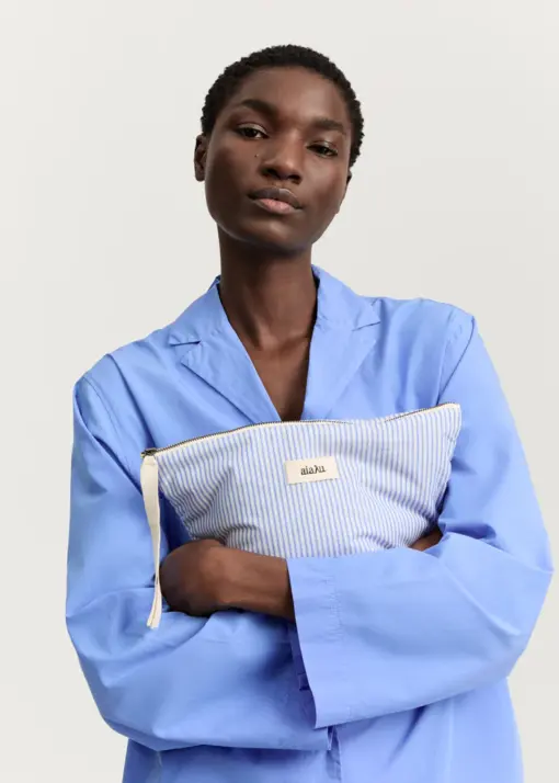 Aiayu – Pouch Petite – Blå Strib - Billede 2