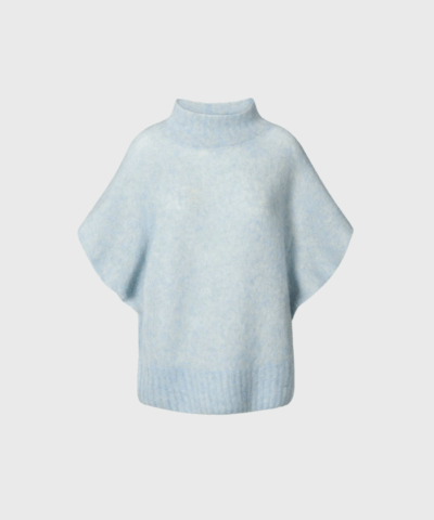 Superlight Knit Tunic Top – Ice Blue | Rabens Saloner