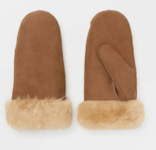 Beck Söndergaard – Doa Shearling Mitten – Emperador Brown - Billede 2