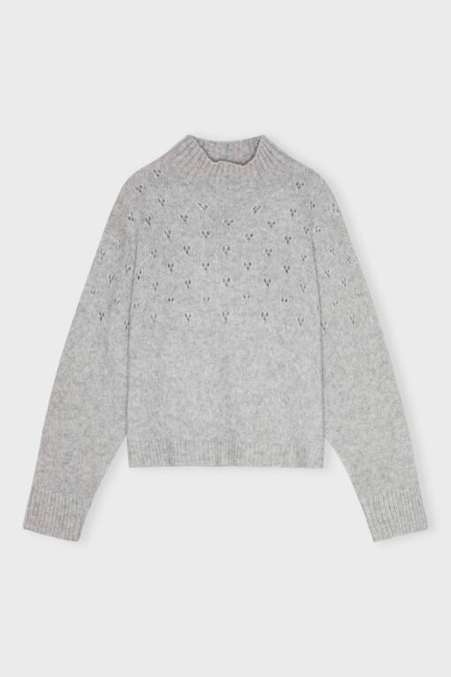 Care By Me – Harmonie Turtleneck - Grå - Billede 4