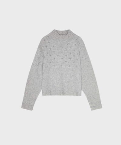 Chic Boxy Turtleneck i Cashmere/Silke | Håndlavet Strik