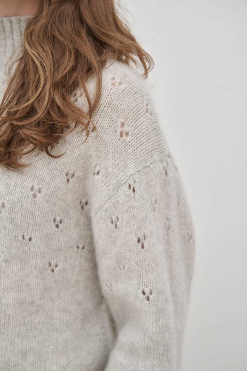 Care By Me – Harmonie Turtleneck - Grå - Billede 5