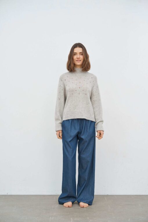 Care By Me – Harmonie Turtleneck - Grå - Billede 3