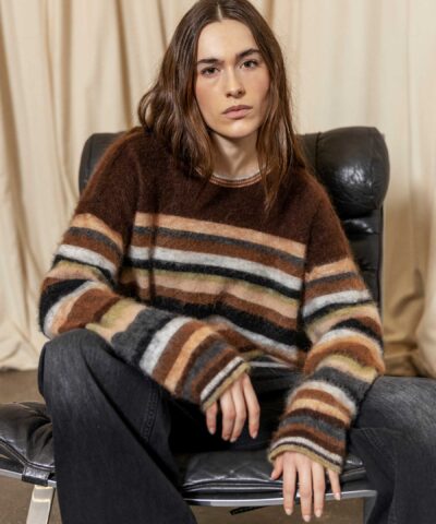 Alternative view of Project AJ117 – Bolette Knit Pullover – Multi