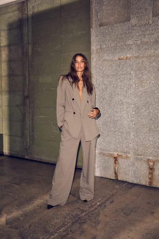 Haute L’Amitié – Nicole Pleat Pant – Beige - Billede 5