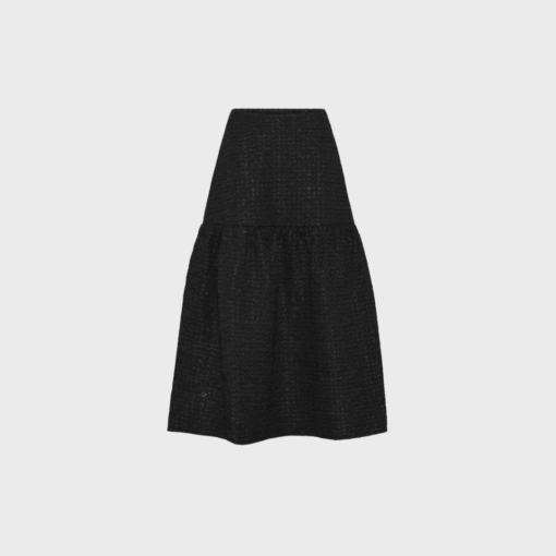 508HMSelia Skirt – Sculptural Midi Nederdel | Heartmade | Merci