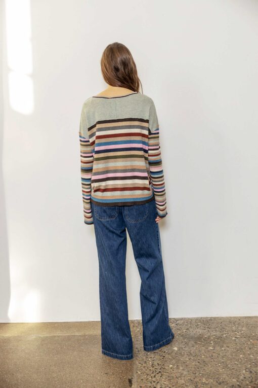 Project AJ117 – Safir Knit Pullover – Multi - Billede 4