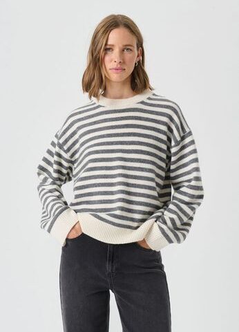 Alternative view of Part Two - Vinas Pullover - Grå Striber