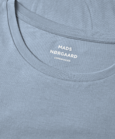 Alternative view of Mads Nørgaard - Fine Jersey Teasy Tee, Blue Denim