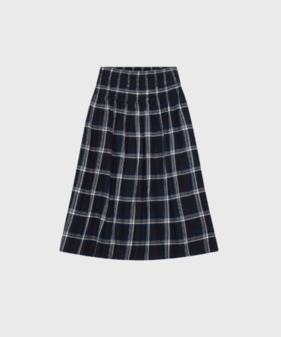 Moshi Moshi Mind Maggie Skirt – Dark Navy Check | Merci-Give