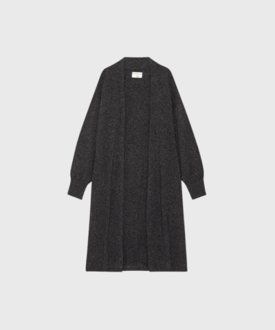 Moshi Moshi Mind Naya Cardigan – Merino Charcoal Melange | Merci-Give