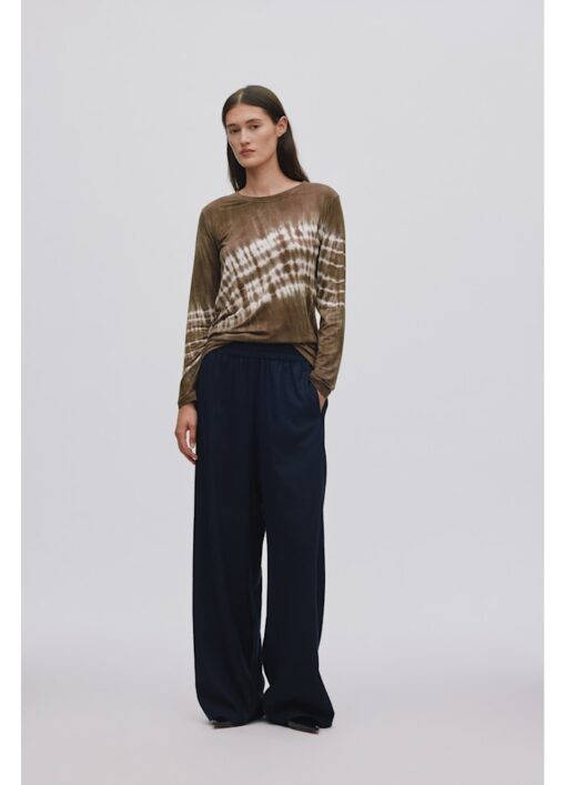 Rabens Saloner - Drapy Tailoring Relaxed Pants - Midnatsblå - Billede 3