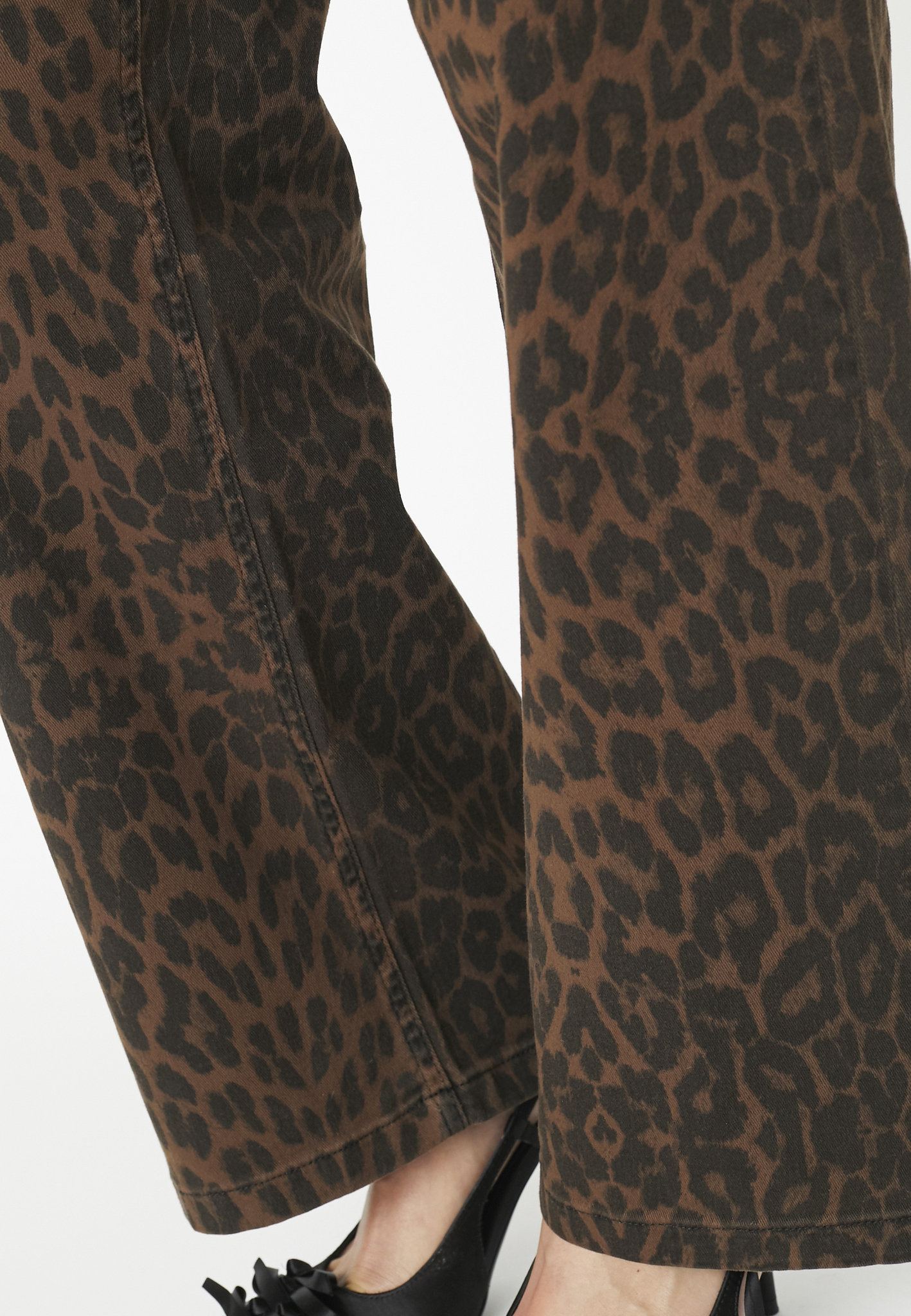 Co'Couture – Leo New Wide Pant – Mørkebrun - Billede 5