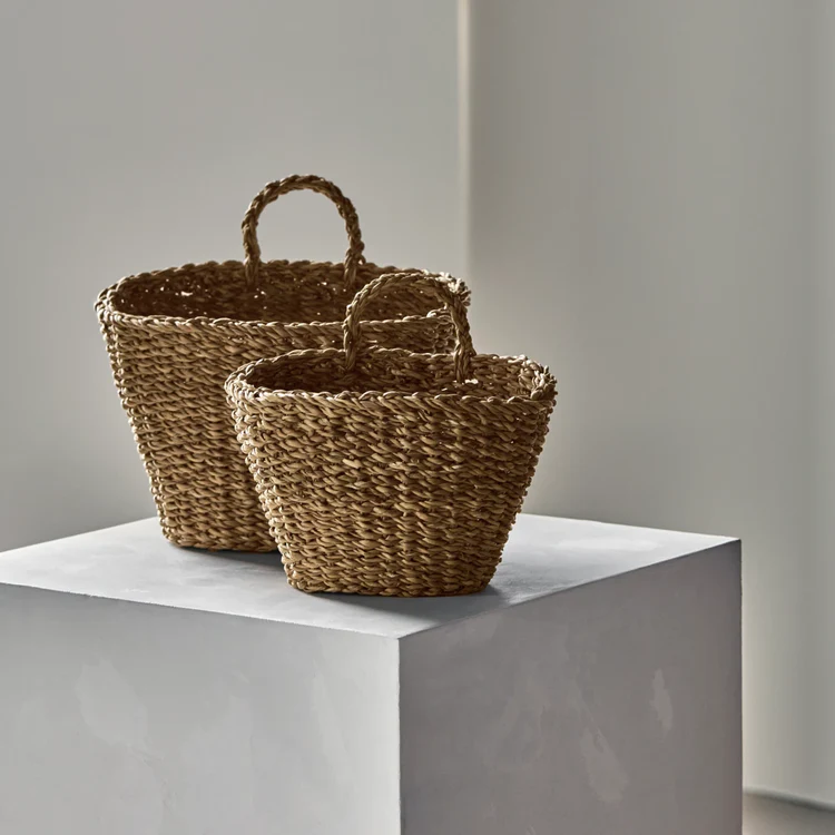 Meraki – Baskets MK Oval – Nature – Sæt á 2 stk. - Billede 3