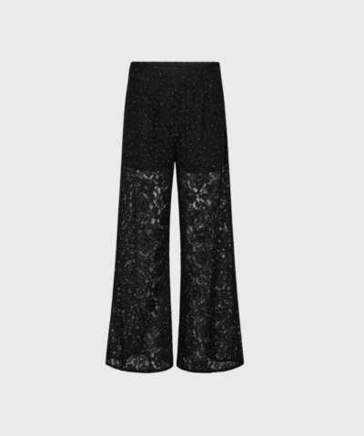 Co'Couture - Siacc Simili Lace Pant - Sort