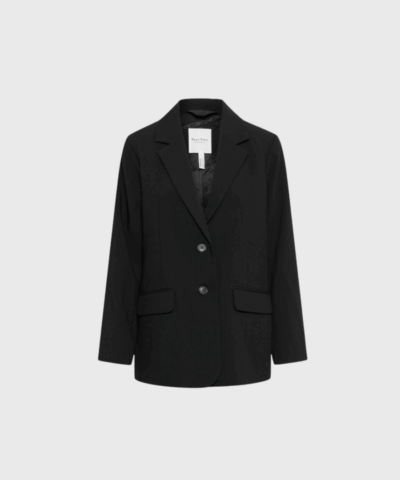 Part Two Narapw Blazer – sort blazer med klassisk design og regular fit. Elegant og tidløs stil i blød kvalitet med høj komfort. Perfekt til både hverdag og fest. Køb hos Merci Give med hurtig levering og 14 dages returret.