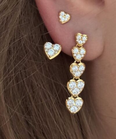 Alternative view of Stine A - J'adore Exclusive Earring, Single - Forgyldt