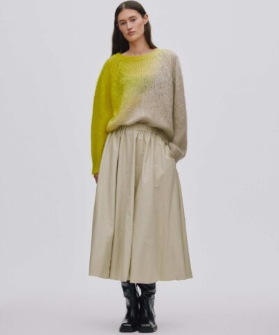Alternative view of Rabens Saloner - Cross Dye Boxy Sweater Jasmin – Lemeade