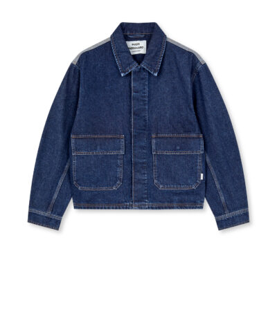 Alternative view of Mads Nørgaard – Luke Denim Solar Jacket Block - Mid Blue Denim