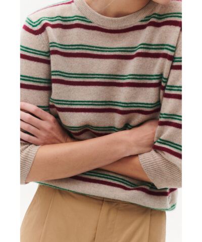 Alternative view of Beta Studios – Mini Stripes Lady Sleeve - Sand/Green