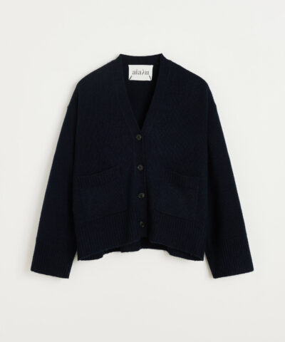 Alternative view of Aiayu - Cora Cardigan - Black Blue
