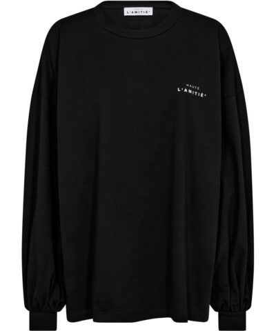 Alternative view of Haute L’Amitié - Crew Neck LS Tee – Black