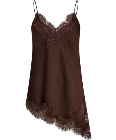 Alternative view of Haute L’Amitié – Naomi Asym Lingerie Top – Brown