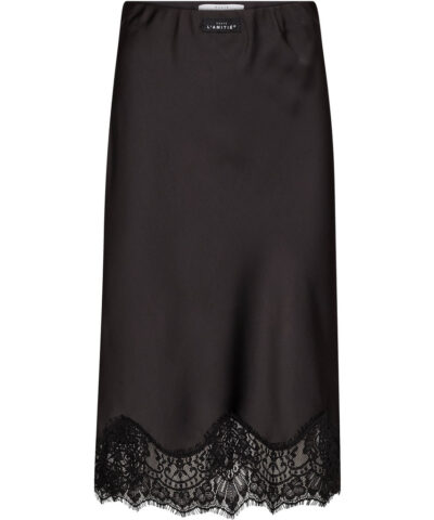 Alternative view of Haute L’Amitié – Naomi Lingerie Pencil Skirt – Black