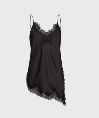 Naomi Asym Lingerie Top i Black eller Mocca er en elegant top med asymmetrisk design i let polyester. Perfekt til festlige anledninger eller som layering-piece. Køb online hos Merci Give med hurtig levering og fri fragt over 499 DKK.