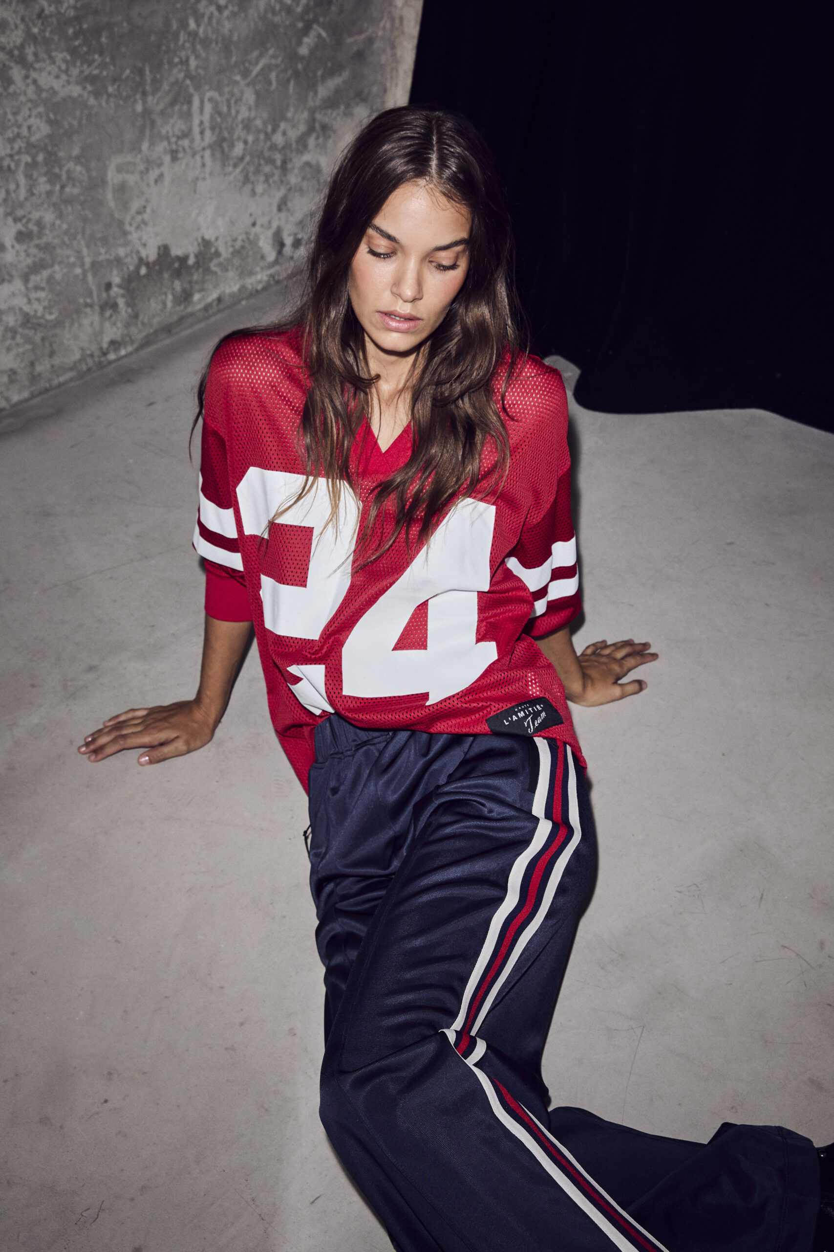 Haute L’Amitié – Drift Number LS Tee - Rød - Billede 2