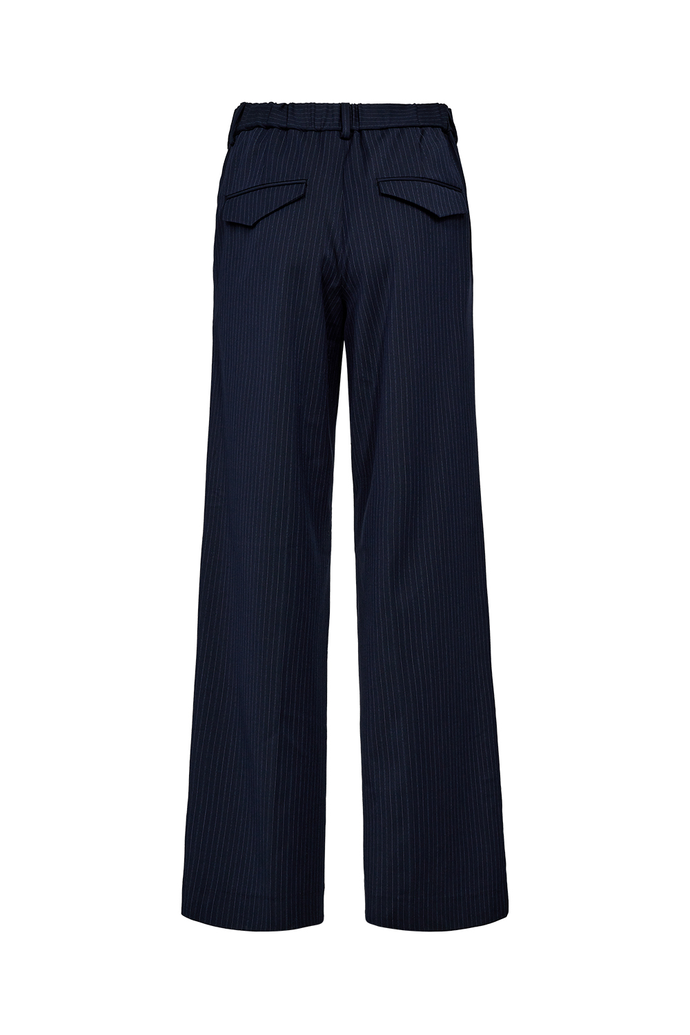 IVY – Andrea Wide Pant – Pinstripe Dark Navy - Billede 3