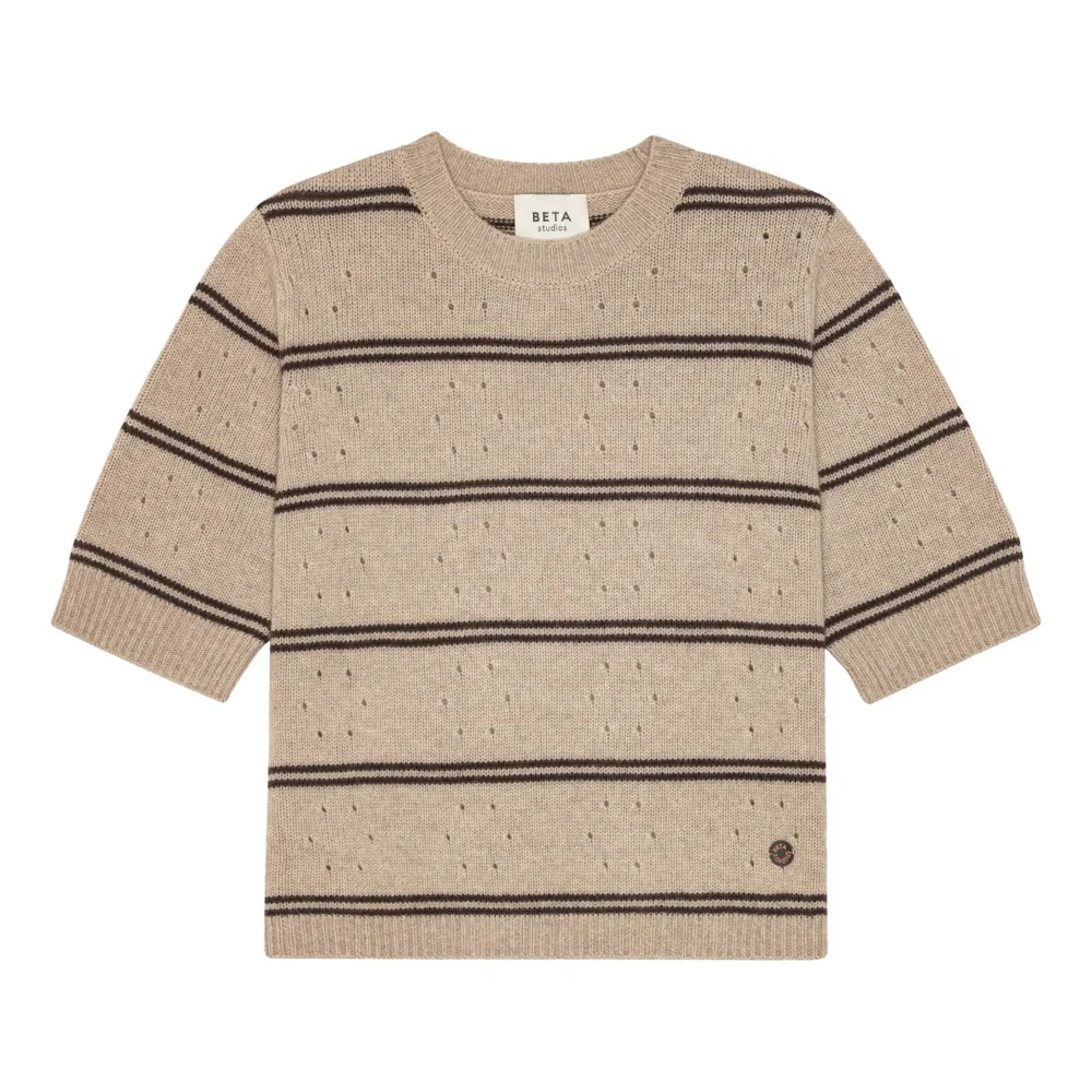 Beta Studios – Mille Short Sleeve - Sand/Walnut - Billede 4