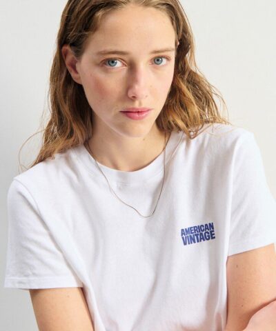 Alternative view of American Vintage – Women's T-shirt Ykobow – Hvid
