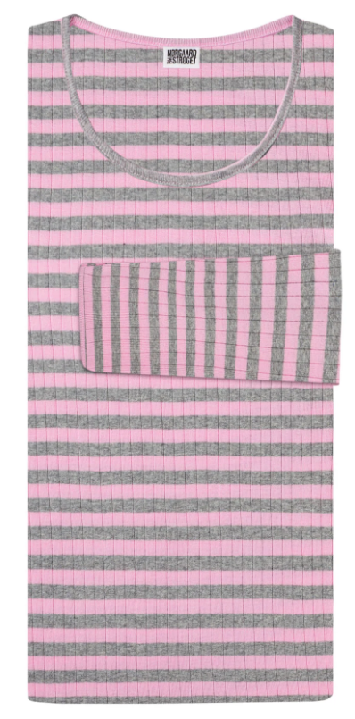 Nørgaard Paa Strøget – #101 Broadway – Light Pink/Grey Melange - Billede 2