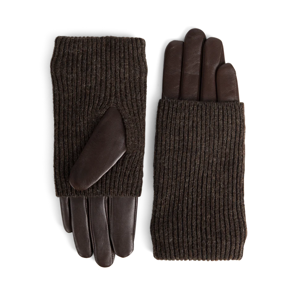 Markberg – HellyMBG Glove – Dark Brown - Billede 4