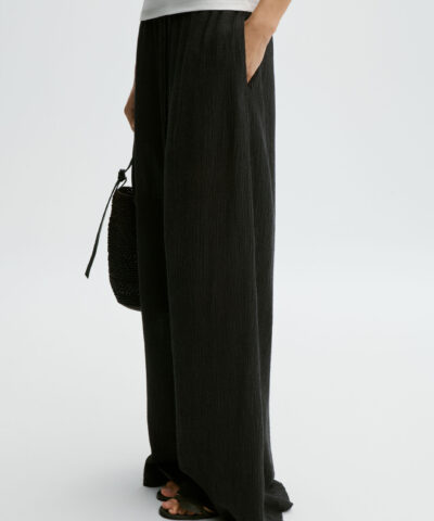 Alternative view of By Malene Birger – Pisca Weave Bukser – Sort