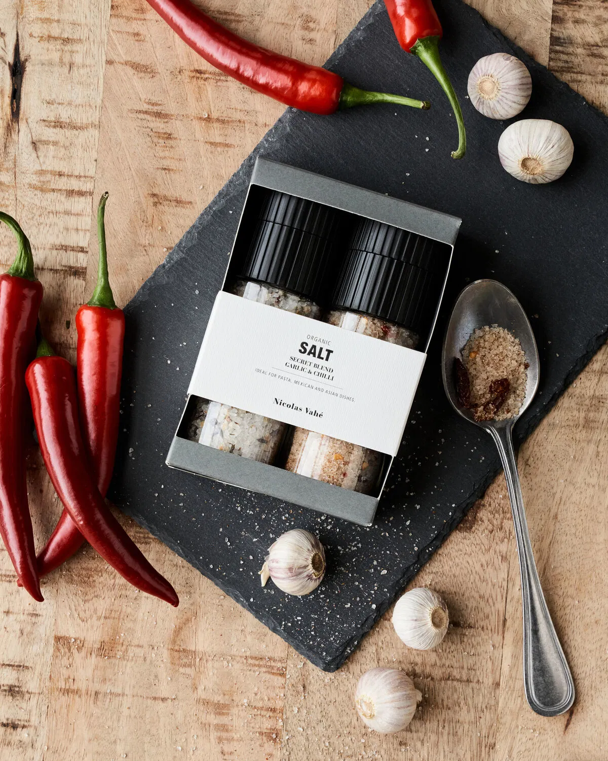 Nicolas Vahé - Gift Box – Salt with Garlic & Red Chili Pepper - Billede 2