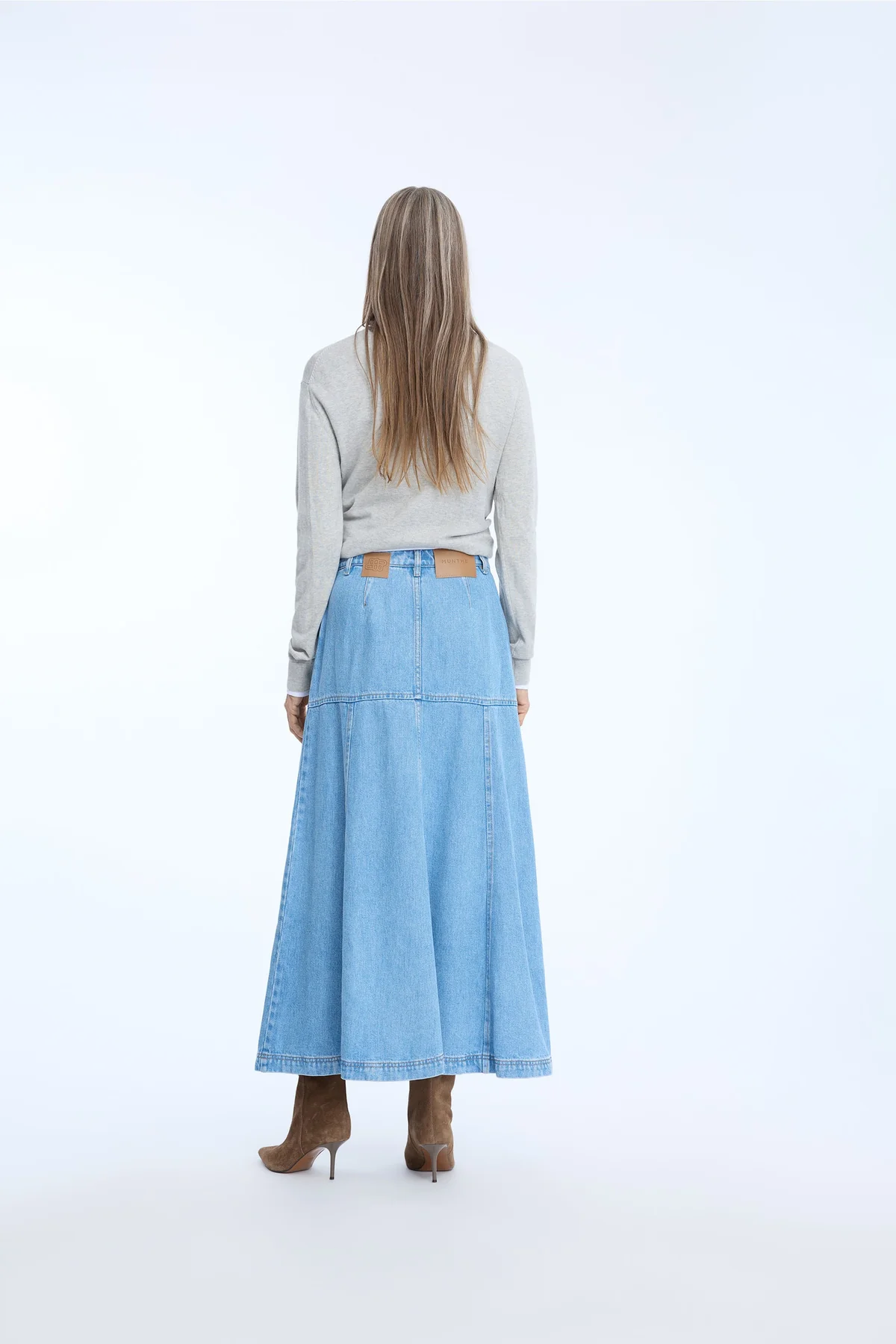 Munthe - Tuxya Skirt – Light Blue - Billede 4