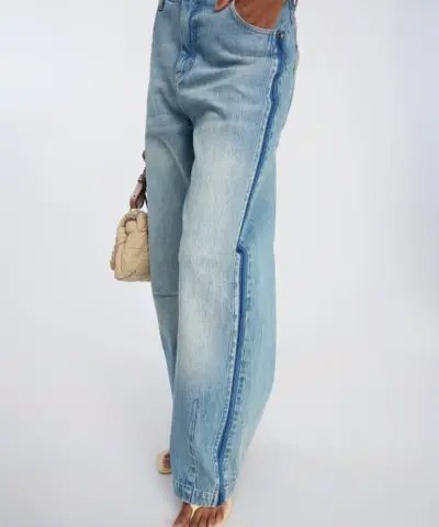 Alternative view of Munthe - Bodhi Pants – Blue